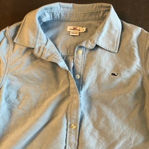 Vineyard Vines Blue Quarter Button Down